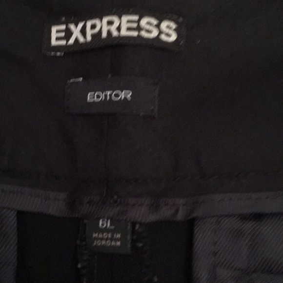 Express black dress pants size 6 Long - Picture 2 of 3
